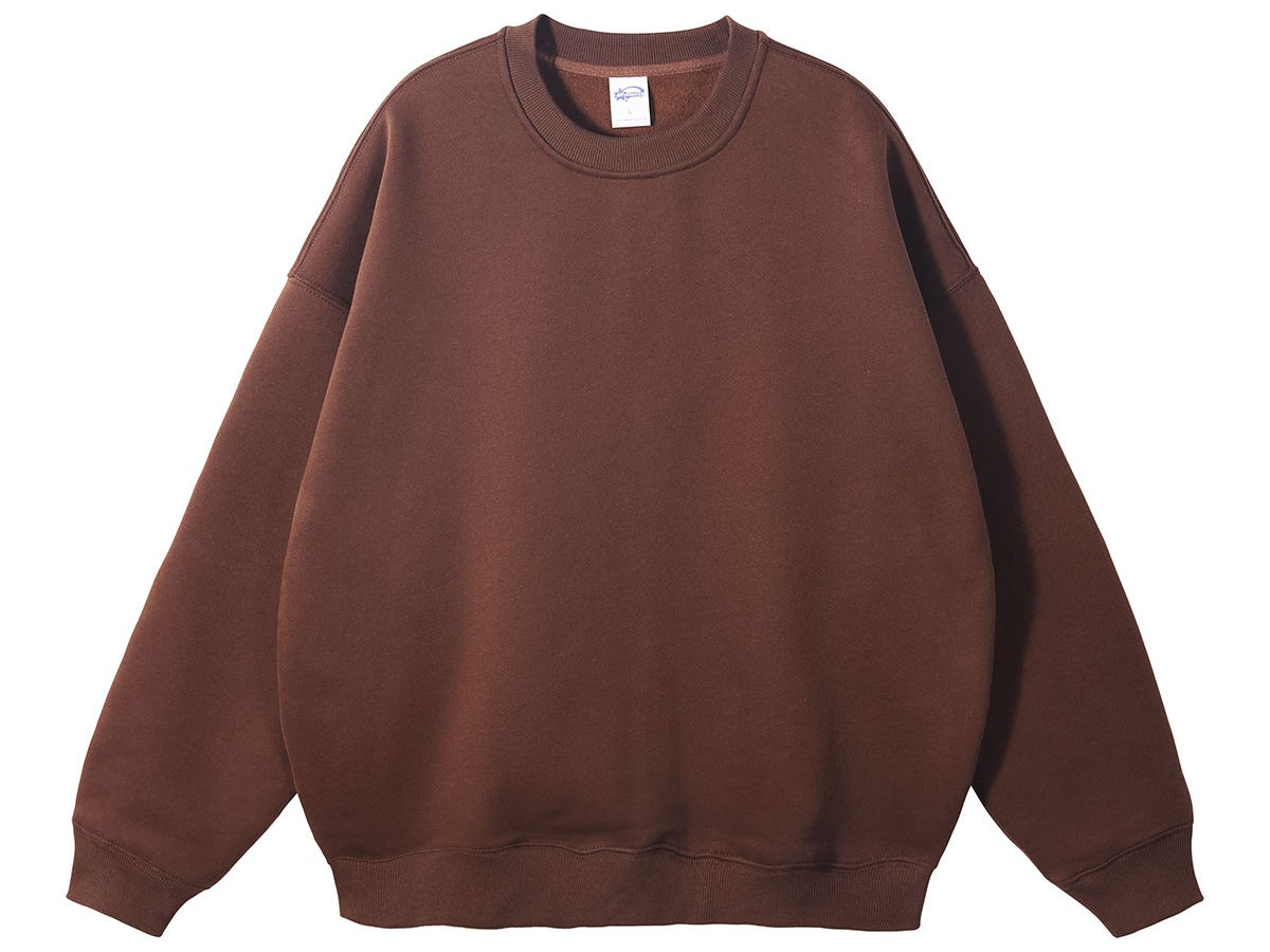 Crewneck sweatshirt category photo for private-label streetwear sourcing